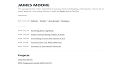 Desktop Screenshot of jmoore.me